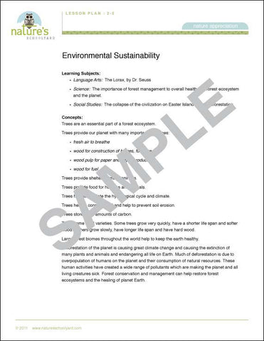 Environmental Sustainability